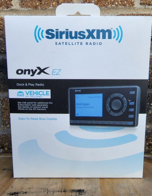 SiriusXM XEZ1V1 Onyx EZ Satellite Radio with Vehicle Kit - Black ×2 In stock