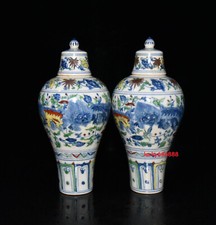 明朝瓷器中国古董花瓶| eBay