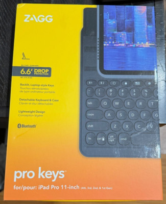 ZAGG Pro Keys Wireless Keyboard Case iPad Air 11'' M4 M3 M2 / iPad Pro 11'' 1-4 G