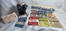 VTG Sawyer's Viewmaster Stereoscope With Working Lighting Attachment And Reels