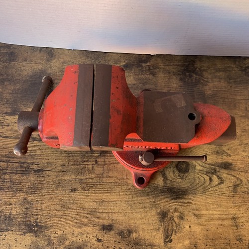 Vintage Columbian D44 4" Jaw Swivel Base Bench Vise + Anvil + Pipe Vise USA 27lb - Picture 15 of 22