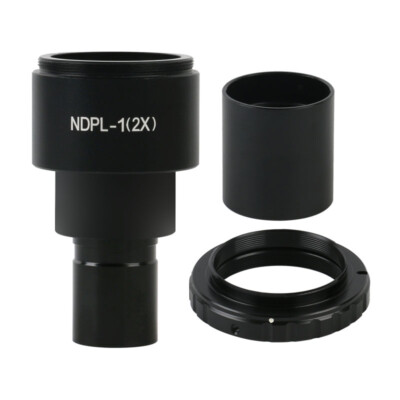 2X DSLR/SLR Camera Lens ADAPTER C-Mount Nikon/Canon EOS for Microscope