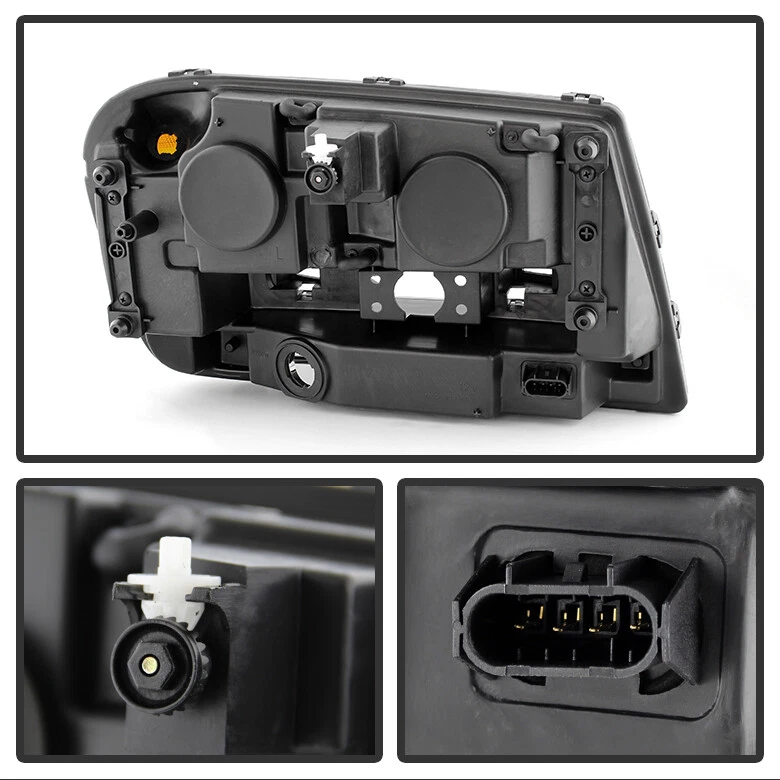 [Exclusive Dark Smoke] 2002-2009 Chevy Trailblazer Headlights Headlamps 02-09 - Image 3 of 3