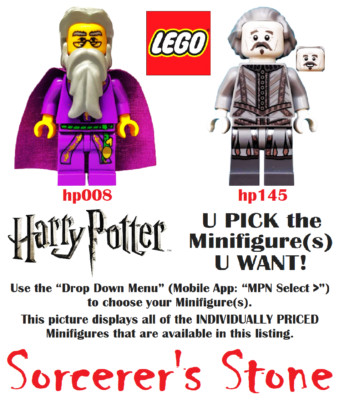 Genuine LEGO U Pick HARRY POTTER: SORCERER'S STONE Minifigures **NEW**