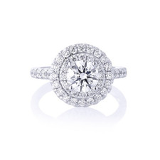 IGI Certified 2 Ct Lab Grown Round Cut Diamond Gold Wedding Ring 18K White