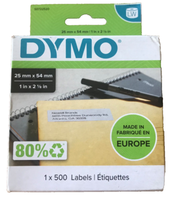 Dymo Etiketten 11352 Weiß 25 X 54Mm 1 X 500 St. Labels Adressetiketen