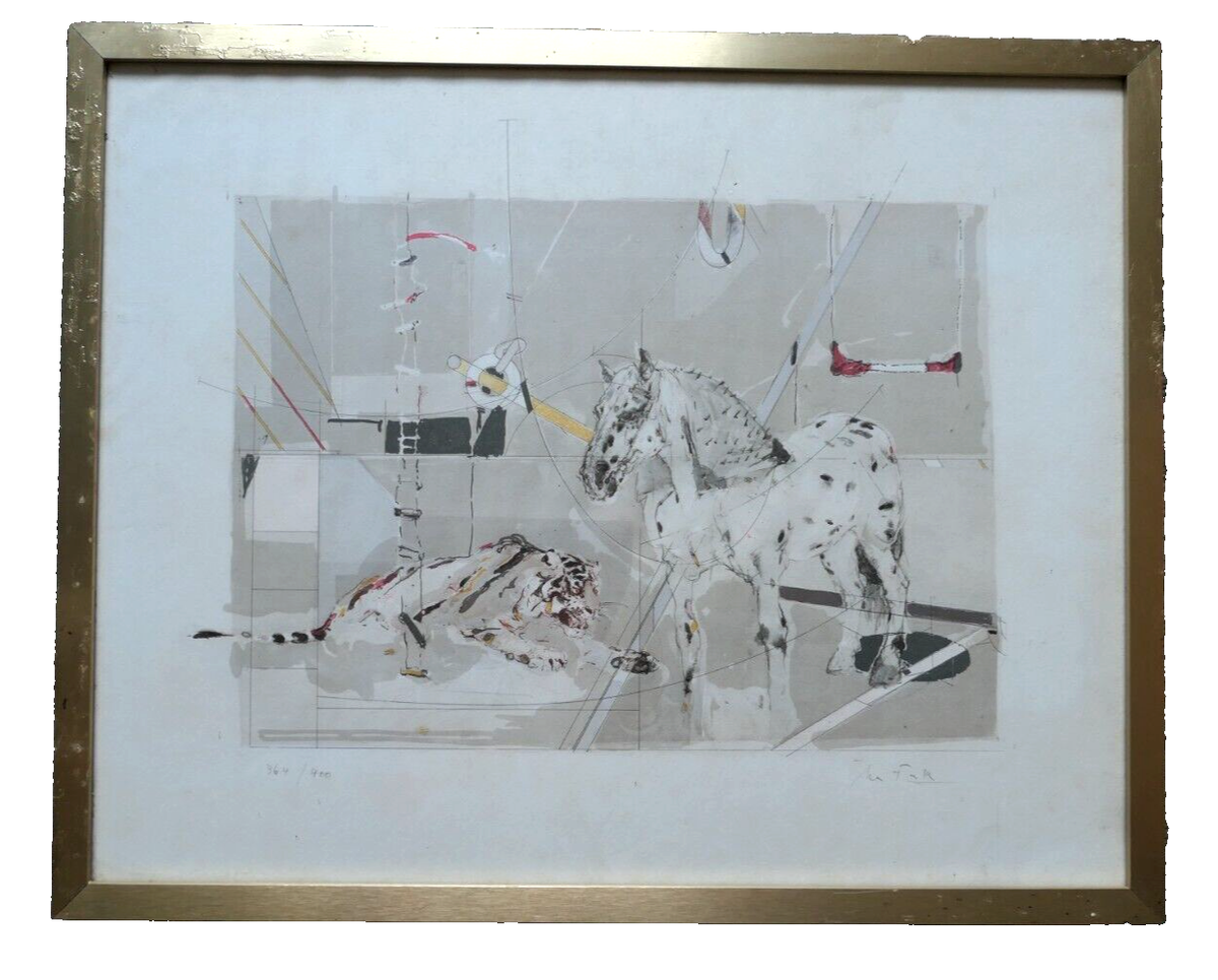 Hans Falk (1918-2002) Signed, Limited Lithograph. 'Long Live
