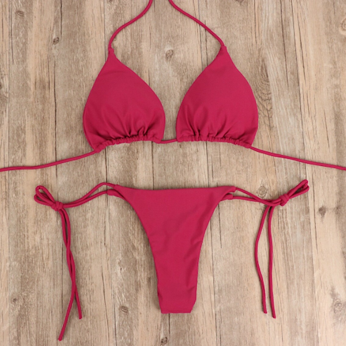 Image 24 - Femme Bikini Brésilien Triangle 2 pièces - Maillot de bain 550139