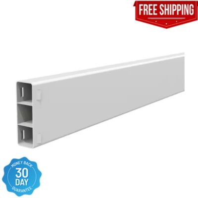 Ranch Fence Rail 8 ft High Quality Lightweight Design Vinyl White Easy Install