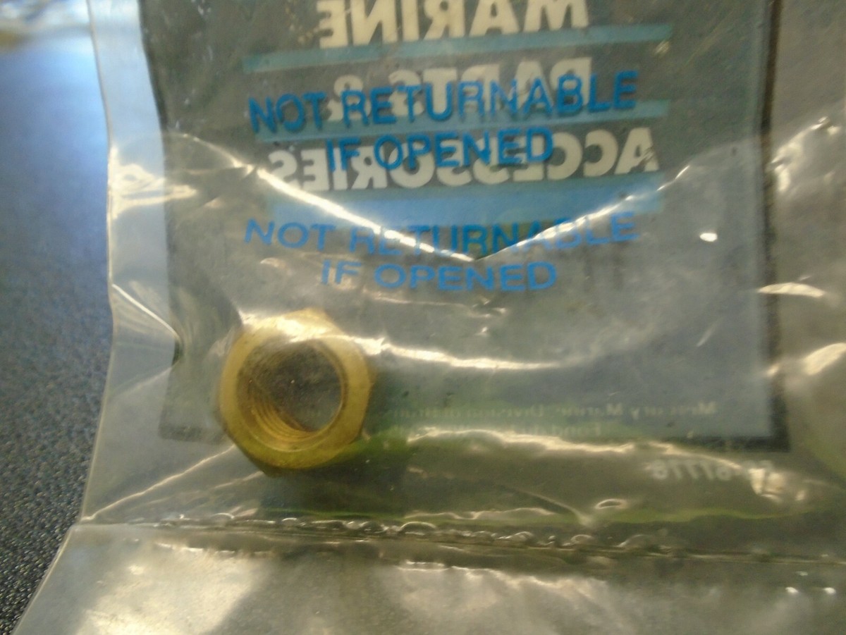 NOS OEM MERCURY MERCRUISER QUICKSILVER NUT 11-13914 B0133-21 | eBay