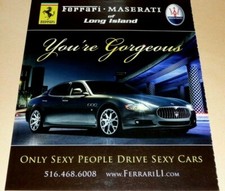 MASERATI QUATTROPORTE SPORTS CAR  ADVERTISEMENT-YOU'RE GORGEOUS