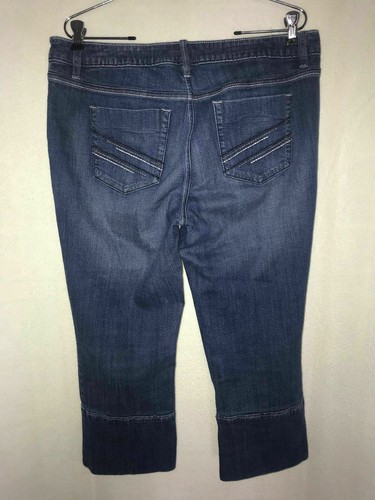 APT 9 CROPPED CAPRI JEANS SIZE 12 - Picture 2 of 2