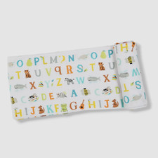  29 Angel Dear Baby White ABC Animal Uni Swaddle Blanket