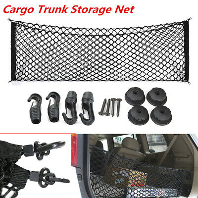 Elastic auto car rear trunk seat mesh pocket auto cargo net organizer holder~EL