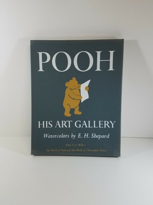 Vintage 1957 Pooh "His Art Gallery" Watercolors By E.h. Shepard Boxed 8 Count | Ebay