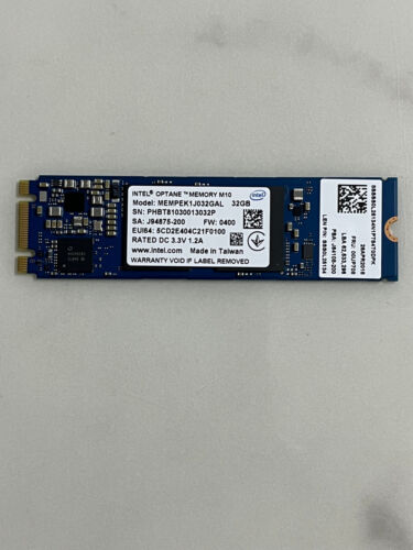 New Intel Optane Memory MEMPEK1J032GAL PCIe M10 2280 32GB 3.0 3D Xpoint NVMe - Picture 2 of 4