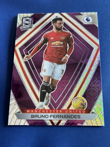 2020-21 Panini Spectra Purple Mojo Prizm BRUNO FERNANDES #16 2024 Man United
