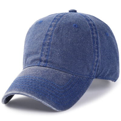 XXL Oversize Washed Baseball Cap,M/XL Sports Dad Unstructured Hat for Big Heads