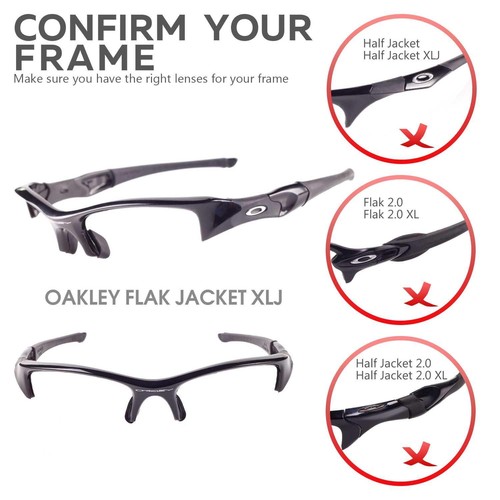 Walleva Brown Polarized Replacement Lenses For Oakley Flak Jacket XLJ - Picture 4 of 7