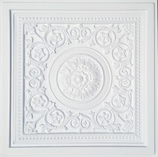 MAJESTY White Pop In PVC Suspended Ceiling Tiles Grid System 2' x 2' Made in USA
