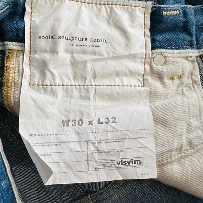 Visvim Social Sculpture Denim W30 Jean Pant Trouser Japan | eBay Visvim Social Sculpture Denim W30 Jean Pant Trouser Japan | eBay