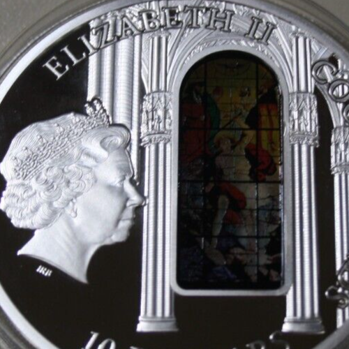 Cook Islands 10 Dollars 2013 Silber 50 gr. F6338 Windows of Heaven Milano - Bild 3 von 11