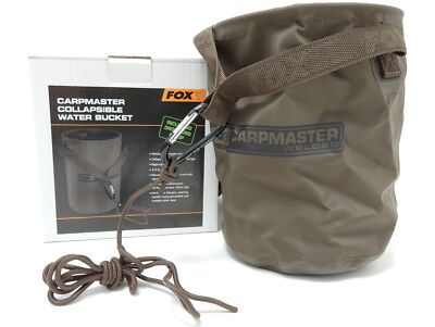 Fox Carpmaster Collapsible Water Bucket 4.5L Eimer Falteimer