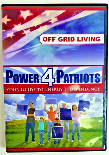 POWER FOR PATRIOTS Off Grid Living, Your Guide To Energy Independence - DVD EUC - Imagen 2 de 6