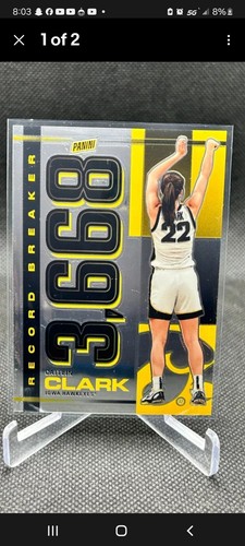 Caitlin Clark 2024 Panini Caitlin Clark Collection Record Breaker RC-CC