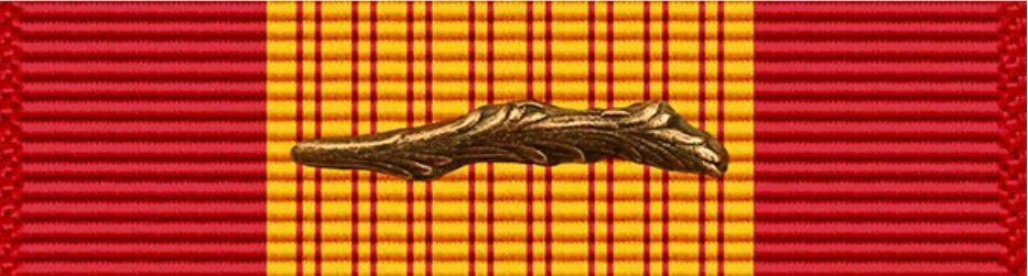 ANODIZED REPUBLIC OF VIETNAM CROSS OF GALLANTRY UNIT