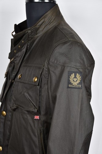 Belstaff Racemaster Waxed-Cotton Braun Jacke Herren Gr. 38 - Bild 6 von 17
