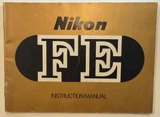 Nikon FE 35mm FILM SLR Camera instruction owner manual guide