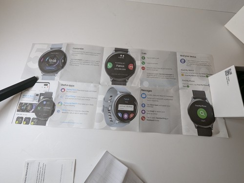 Samsung Galaxy Watch Active 2 SM-R820 44mm Aluminum Case w Sport Band Smartwatch - Zdjęcie 14 z 16