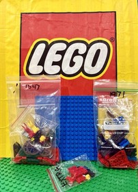 LEGO Castle Black Knights 1547 1971 Battering Ram And Boat Incomplete