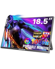 Hgfrtee 18.5" 1080P FHD 100Hz 120 sRGB USB-C IPS Portable Monitor