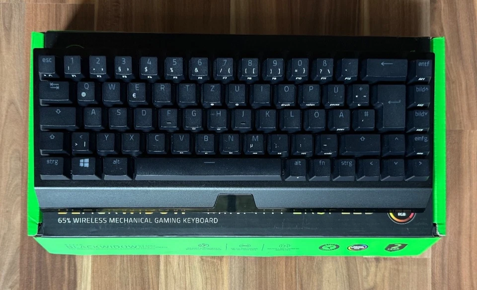 Razer BlackWidow V3 Mini HyperSpeed (Yellow Switch) DE Gaming Keyboard OVP - Bild 2 von 3