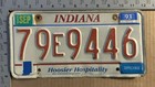 1993 Indiana license plate 79E 446 Tippecanoe Ford Chevy Dodge 21082