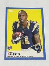 2013 Topps Football 1969 Blue #25 - Tavon Austin RC - St. Louis Rams