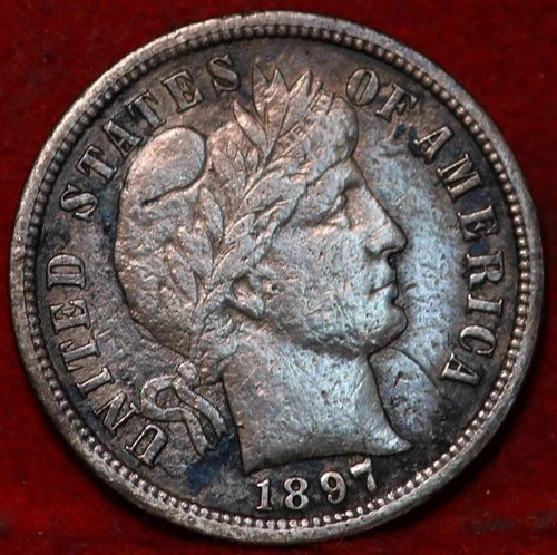 1897-S Barber Dime — photo from the most recent tracked eBay sale