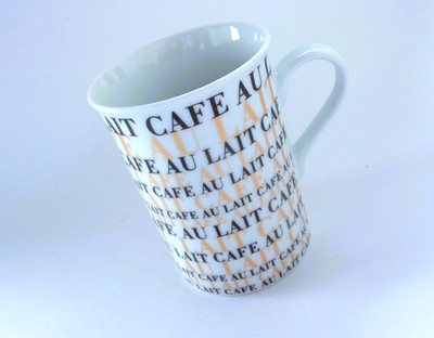 FLIRT BY RITZENHOFF-BREKER - LETTERA - Kaffeetasse - Porzellantasse-JUMBO-TASSE