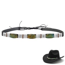 Cowboy Hat Bands for Men Women,Braided Hatbands Belt for Cowboy/Western/Fedor...
