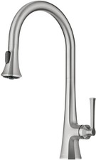 Kraus KPF-4104 Savan 1.8 GPM 1 Hole Pull Down Kitchen Faucet - Stainless Steel