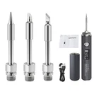 Compact and Portable Soldering Iron with Adjustable Temperature for Home Use