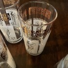 VTG 6 Greek Cameo High Ball Mid Century Glasses 12 Oz LOT — photo 8