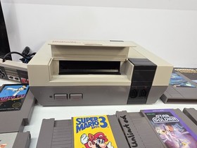 Nintendo NES Bundle 15 Games Game Genie Zapper New 72 Pin Tested Original - 001