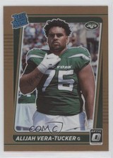 2021 Panini Donruss Optic Rated Rookie Bronze Prizm Alijah Vera-Tucker #264 0m7o