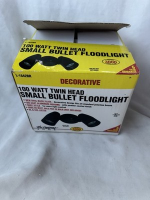 Designers Edge  L-1642BR 2 Light 100 Watts Small Bullet Floodlight