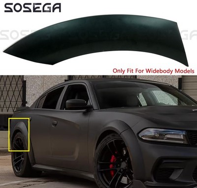 For Dodge Charger Widebody20-24 Matte Black Flare Molding Rear Right Wheel Upper