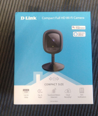 D-Link DCS-6100LH Überwachungskamera Full HD Wi Fi Innen Tag/Nacht Cloud Alexa