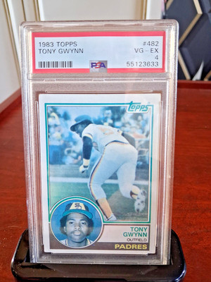 1983 Topps Tony Gwynn Rookie Card #482 PSA 4 VG-EX Padres HOF